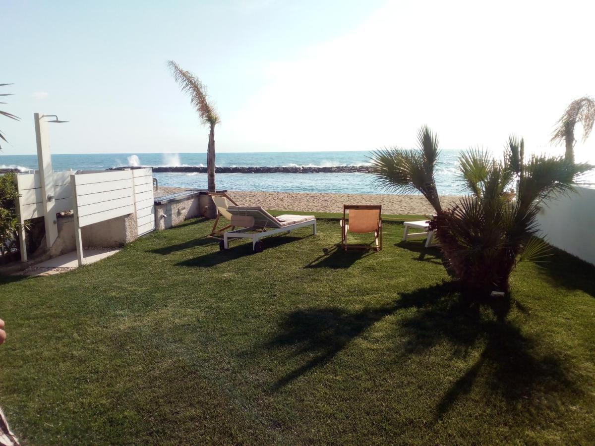 Villa A Diamante Sulla Spiaggia Belvedere Marittimo Exterior foto